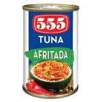 555 TUNA FLAKES AFRITADA 155G